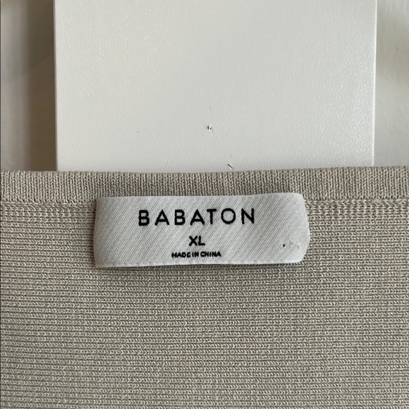 Aritzia Babaton Knit Long-sleeved Skater Dress Size XL - Picture 3 of 3